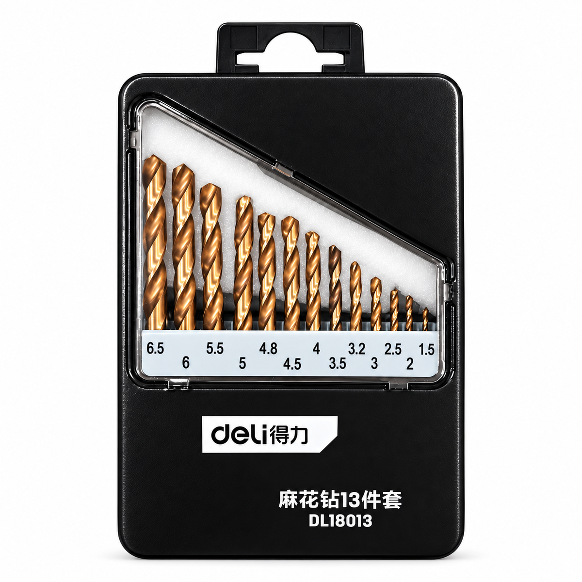 13-Piece Drill Bit Set – Metal Case